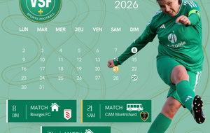 Calendrier Mars R1 féminine