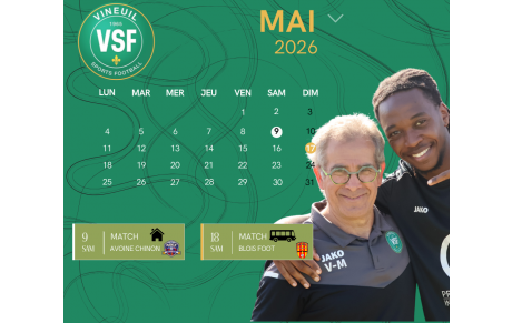 Calendrier Mai R1